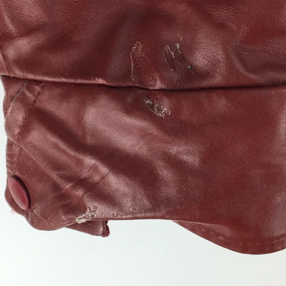 Vintage QUEEN’S UNIVERSITY 1990 Leather Jacket - Picture 8 of 16